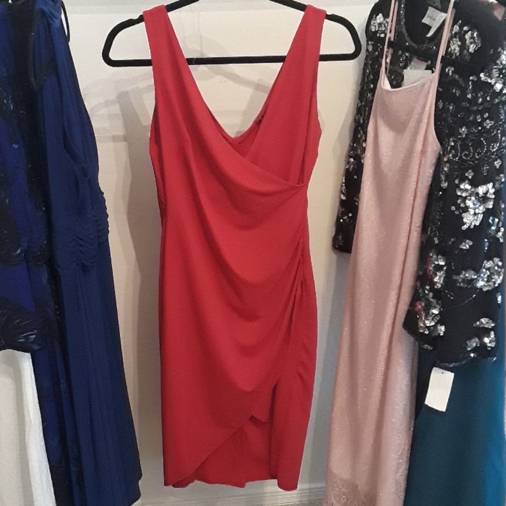 Red dress